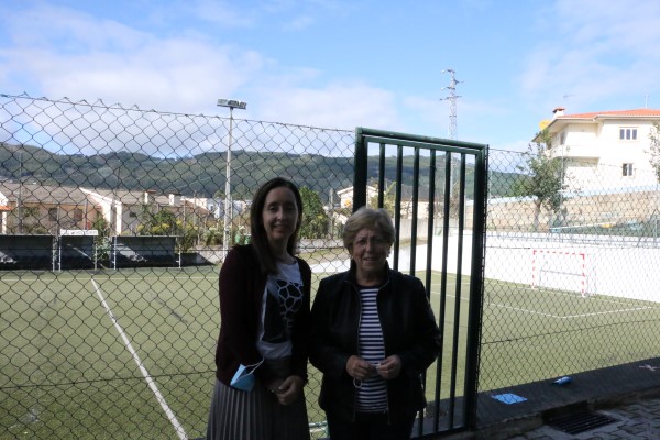Marisa Freitas, diretora técnica, e Conceição Marques, presidente do CSCD de Sande São Clemente
