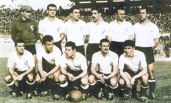 Equipa do Vitória na época 1958/59 © Glórias do Passado